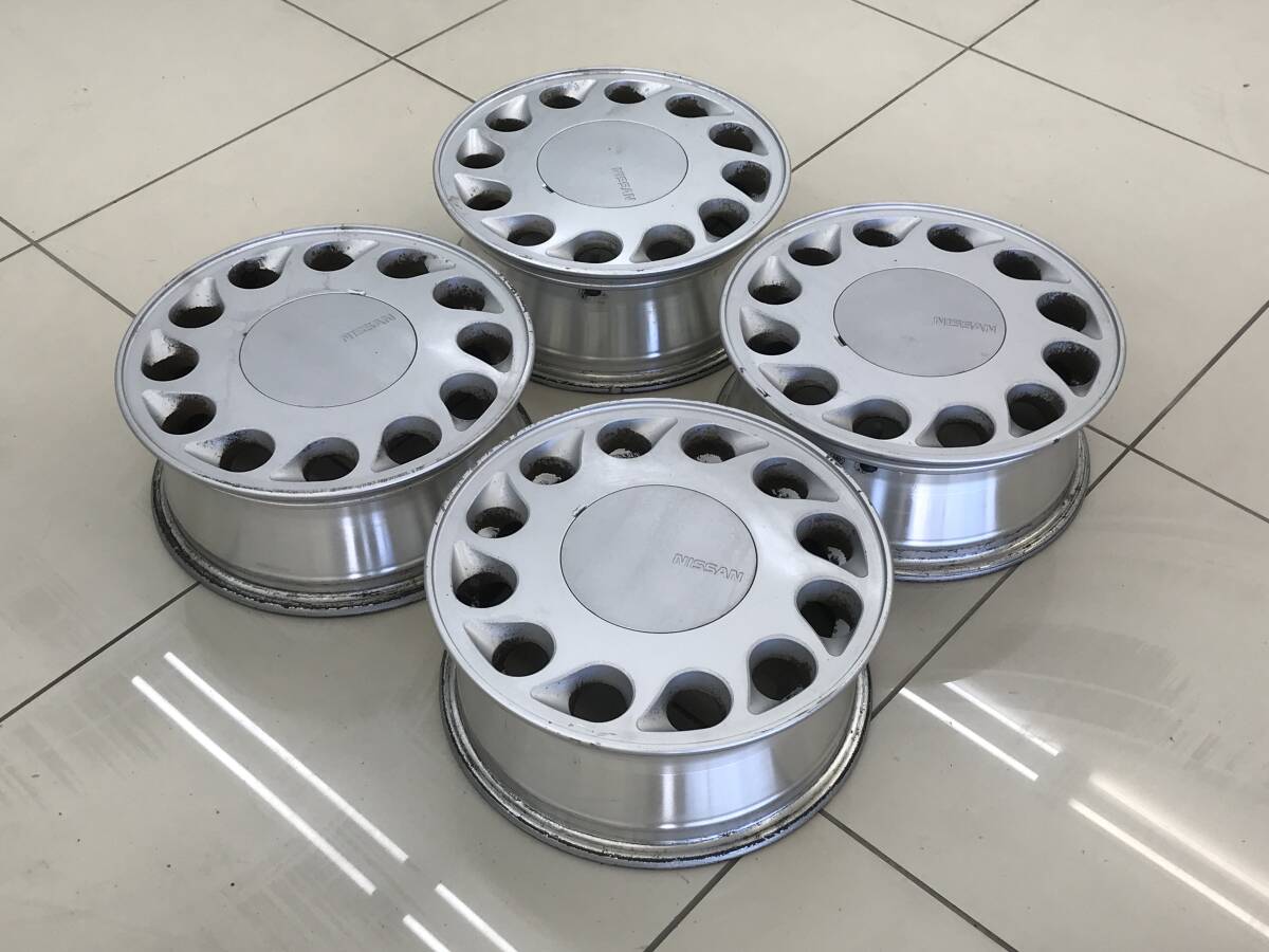 希少!! 180SX 後期 純正アルミホイール 4穴 15インチ ❶4本中1本目