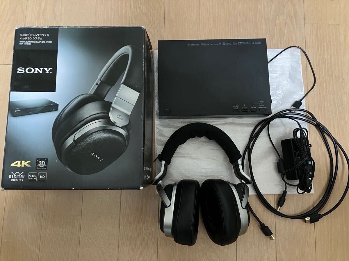 SONY MDR-HW700DS ワイヤレスヘッドホン + 電源アダプター SONY MDR-HW700DS ワイヤレスヘッドホン + 電源アダプター