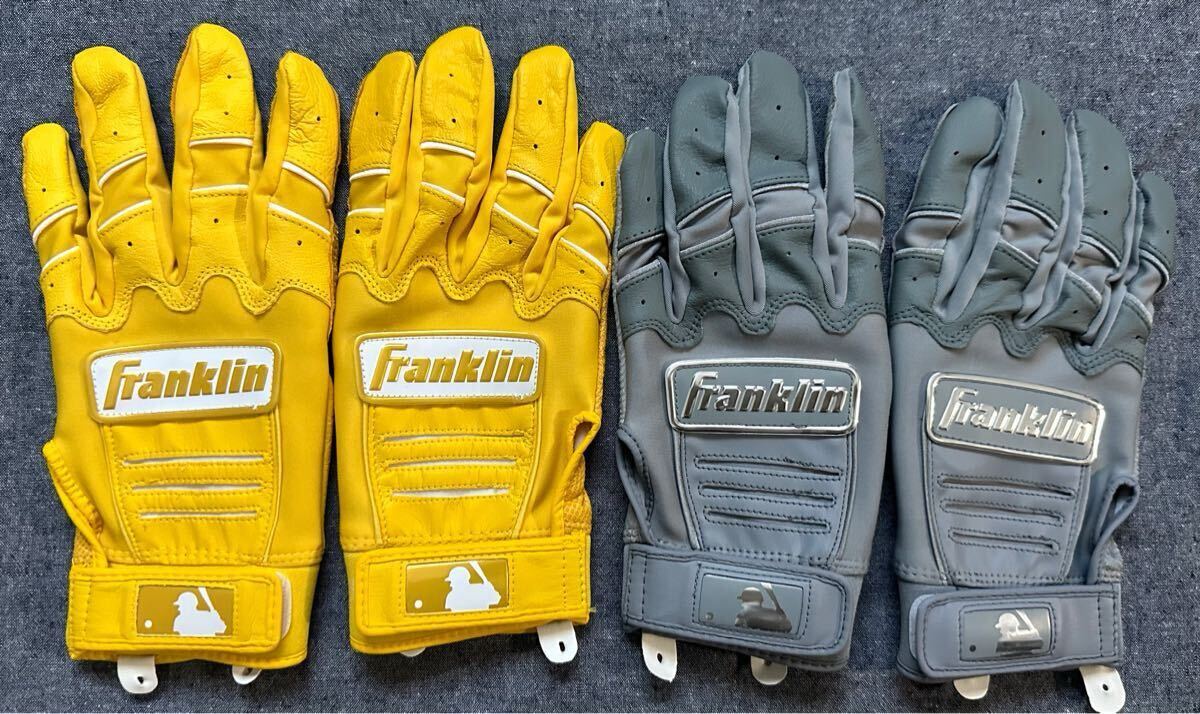 Franklin Custom CFX Pro黄色 赤色 Lサイズ バッテ