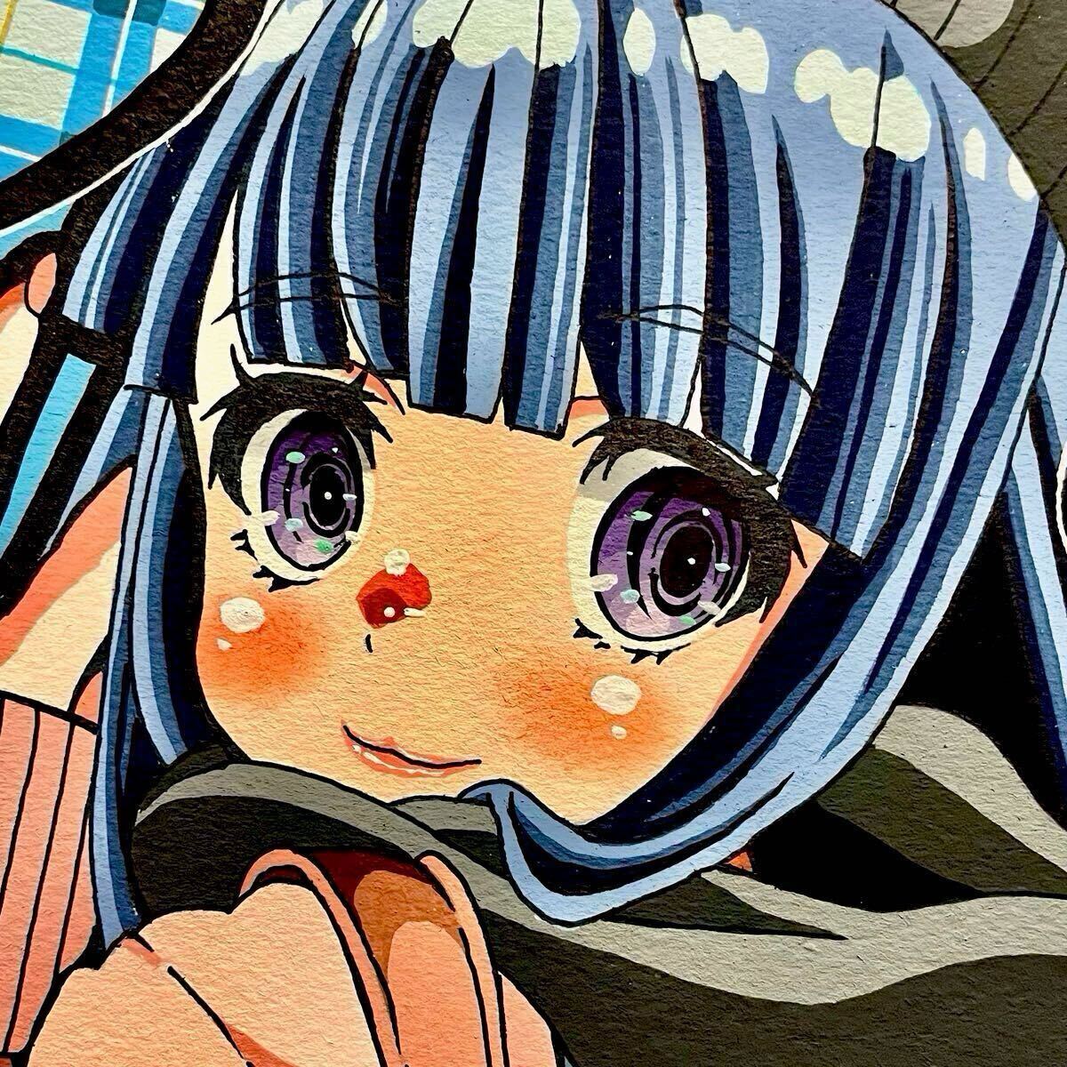 同人手描きイラスト A4 ひぐらしのなく頃に 園崎魅音 鬼コス 節分