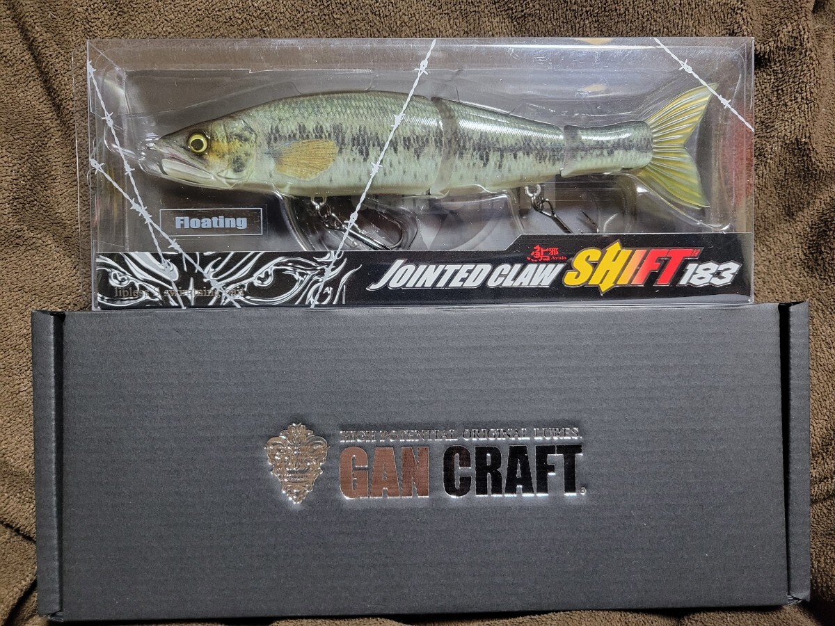 Leurre Gan Craft Jointed Claw Shift 183 Type F Flottant - Crankbait Neuf