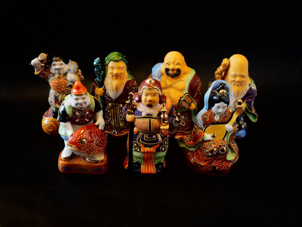 色絵九谷焼 恵比寿 大黒様 縁起物 24cmx18cm 【公式通販】