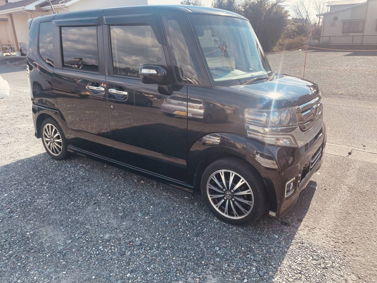 N-BOXカスタムG・ターボLパッケージ⭐️9万キロ台⭐️車検2年付き‼️