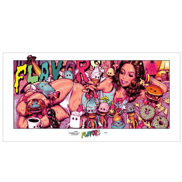 FLAVORS x Rockin'Jelly Bean screen print