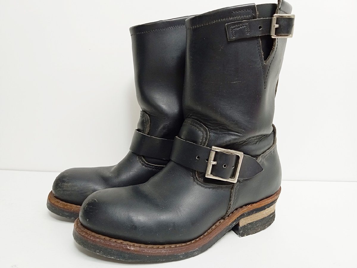 REDWINGレッドウイング 8182 7Dショートエンジニアブーツブラック2  
