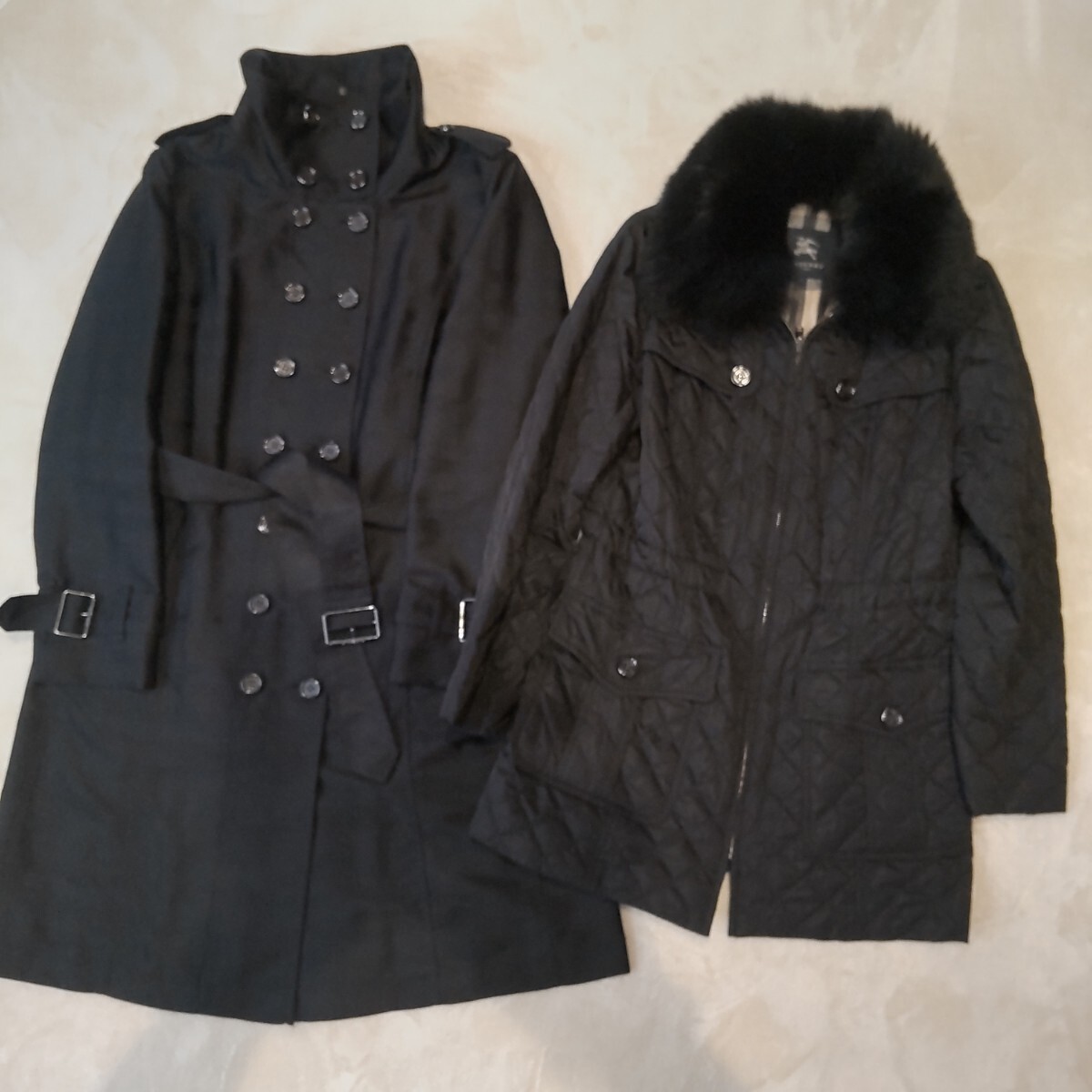 未使用に近い】美品 大きいサイズ バーバリーロンドン 6Wayコート44  