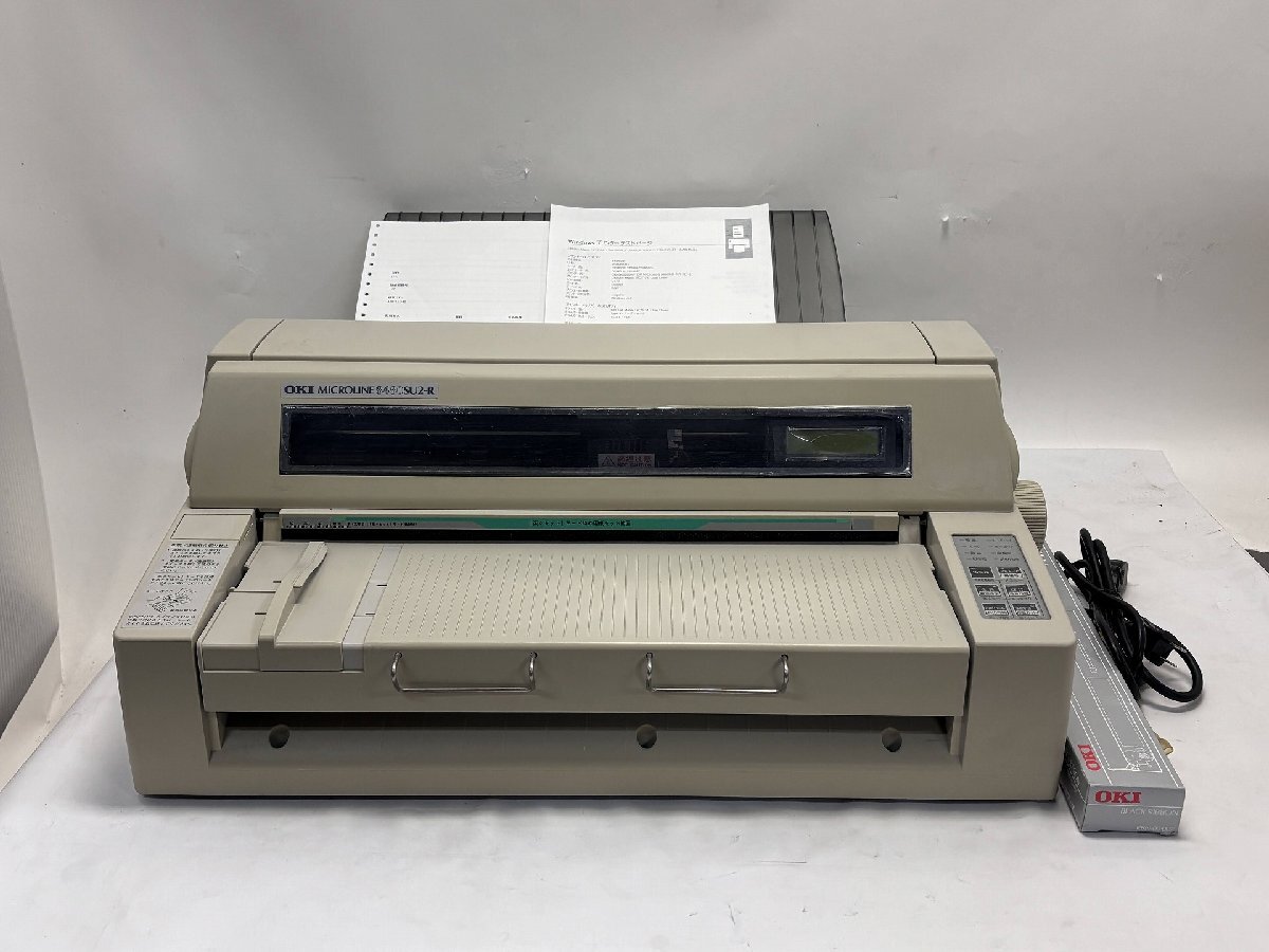 OKI OKI MICROLINE 8480SU リアスタッカ欠品 ドットプリンター 