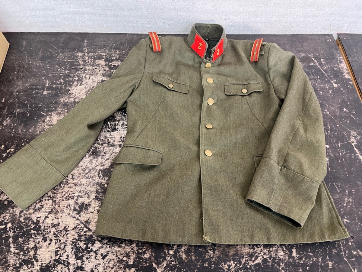 日本 陸軍 将校 外套 尉官 袖章 コート ミリタリー 170cm前後