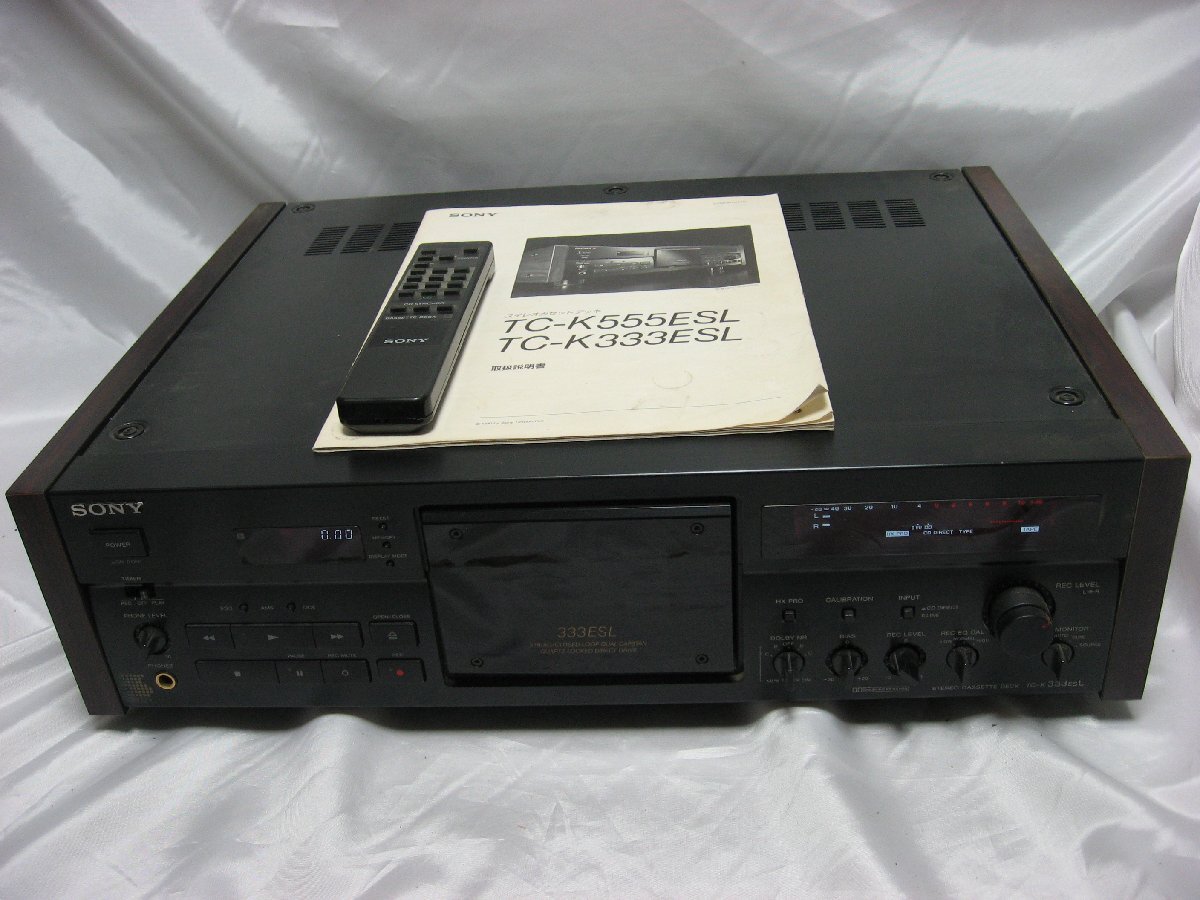 ジャンク SONY ソニー TC-WR990 ダブルカセットデッキ