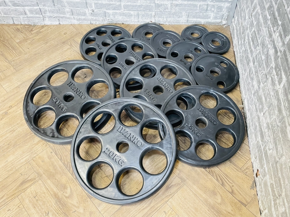 美品 オリンピック シャフト IVANKO OB-ECON IVANKO(イヴァンコ) OB-20 最高級オリンピックバー2200mm
