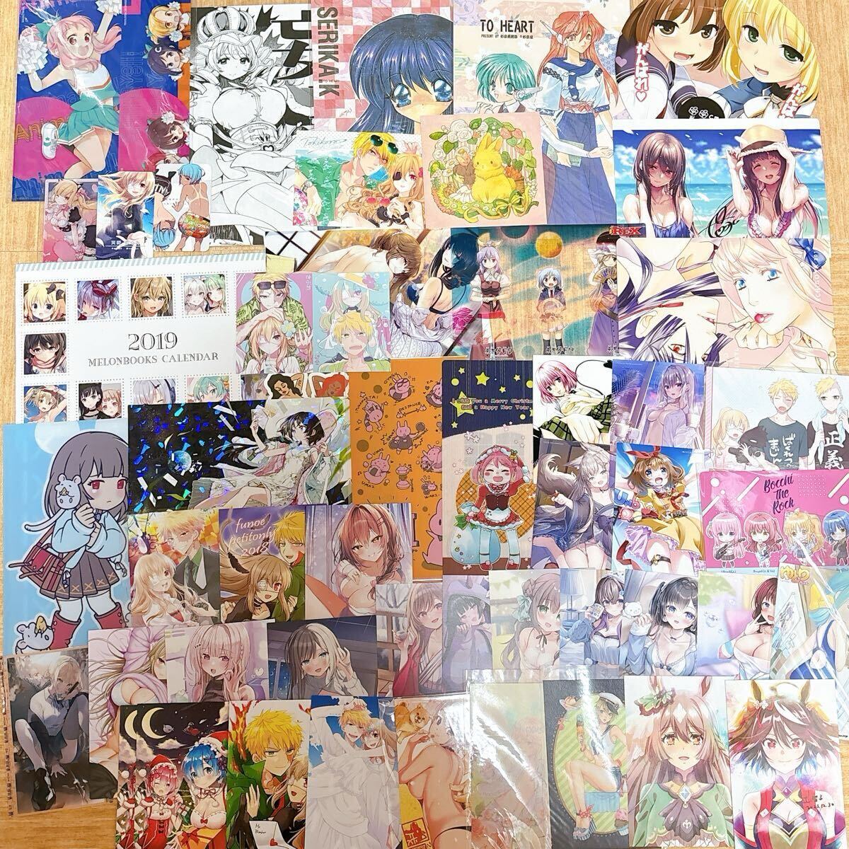 手描きイラスト 東方Project ポストカード 東風谷早苗 水着 （未