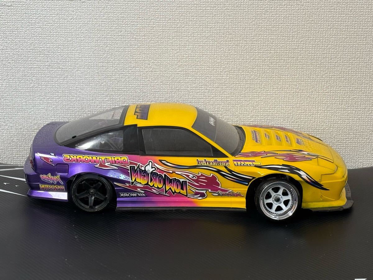 【最終価格】アディクション　D-MAX 180SX　製作済ラジコンボディ 最終価格】アディクション D-MAX 180SX 製作済ラジコンボディ