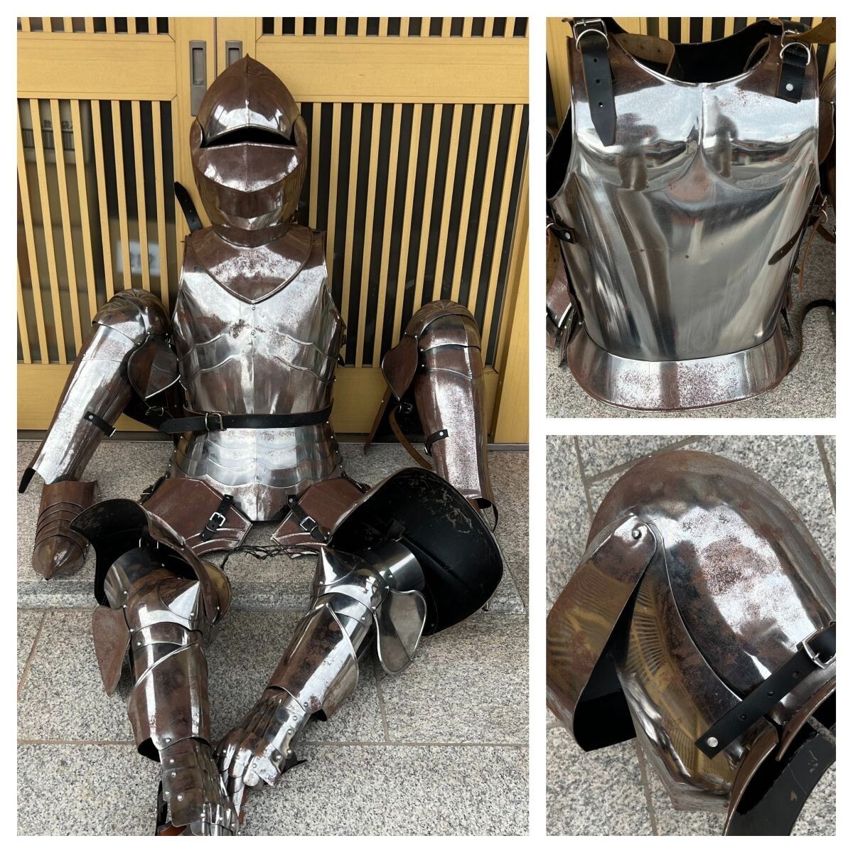 西洋甲冑 鎧 騎士 等身大 アーマープレート 防具 西洋甲冑 鎧 騎士 等身大 アーマープレート 防具