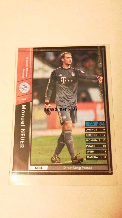 1円スタート 直筆サイン マヌエル・ノイアー 2018 PANINI WORLD CUP