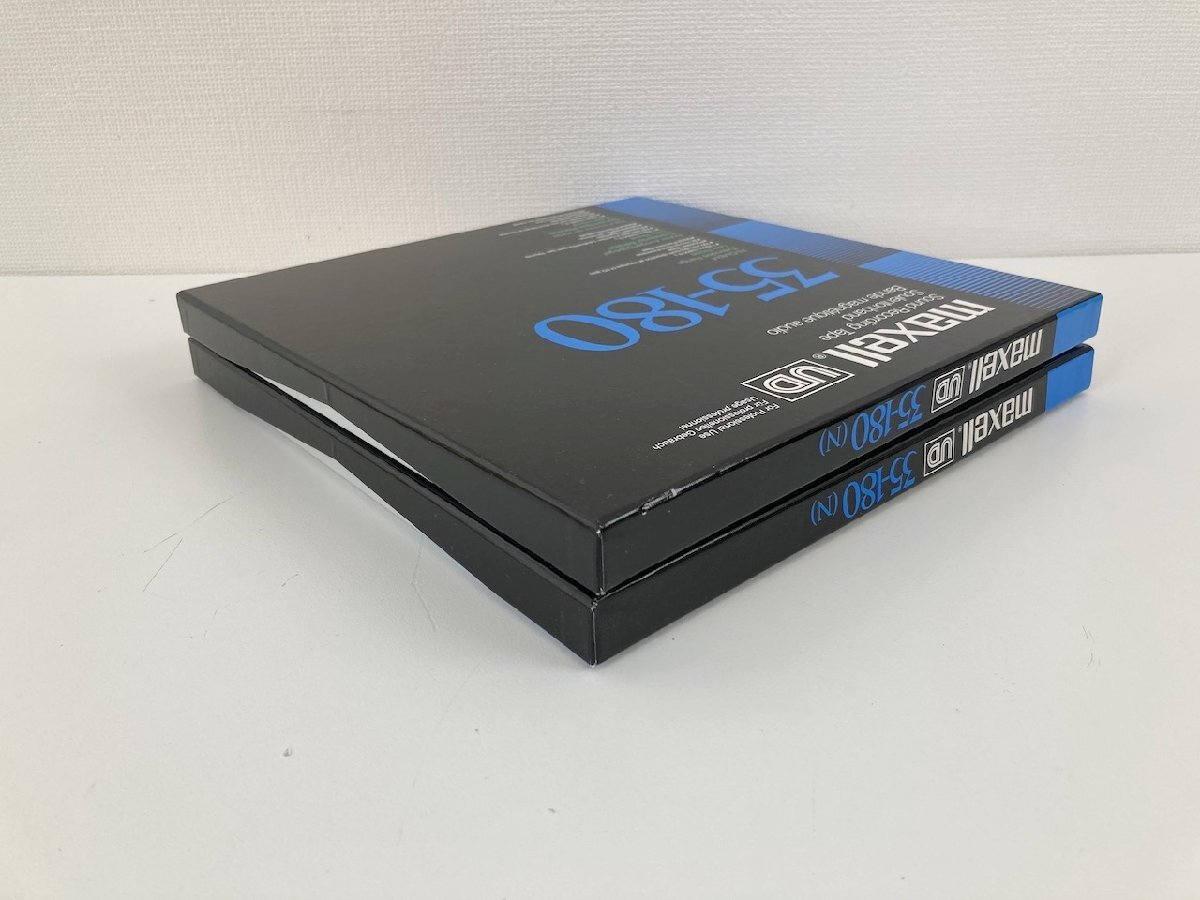 maxellマクセル オープンリール テープ35-180B 二本セット 録音済み