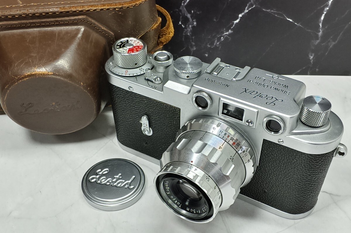 希少Leotax K3 レンジファインダーカメラ、ケース付き整備済