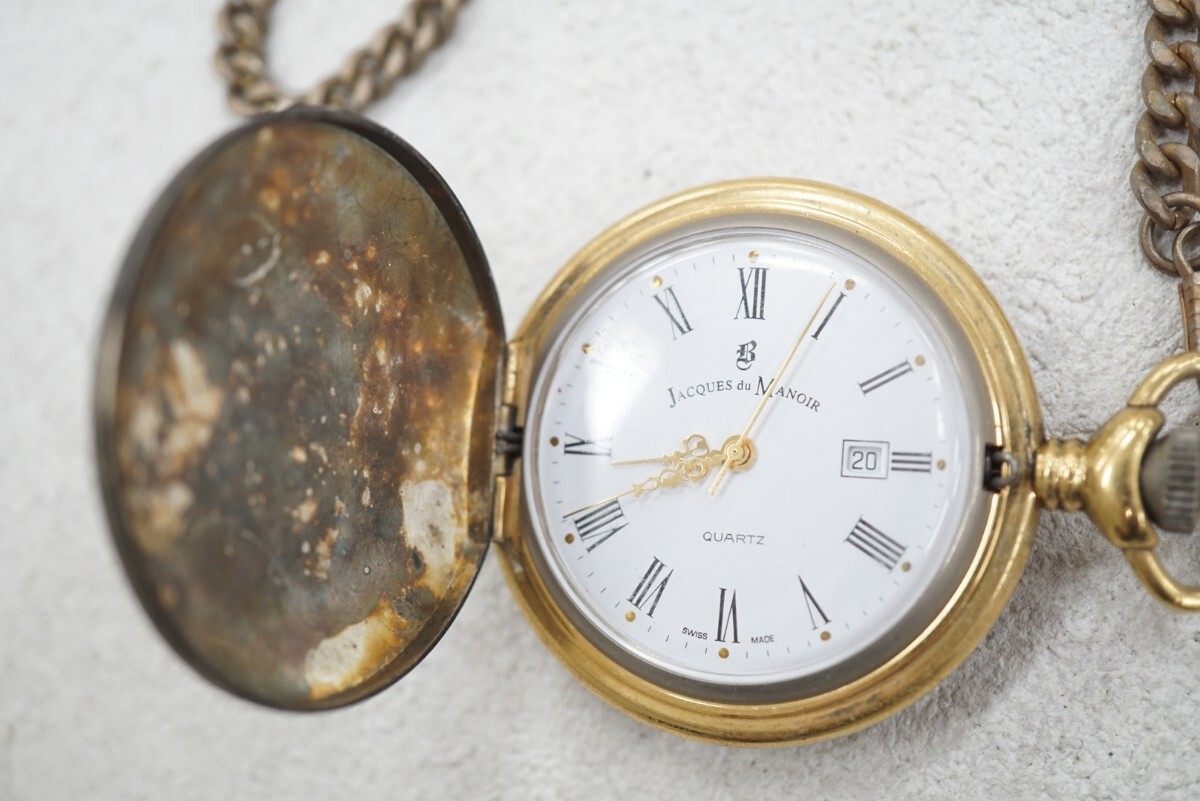 JACQUES du MANOIR アンティーク懐中時計　スイス製 JACQUES du MANOIR アンティーク懐中時計スイス製