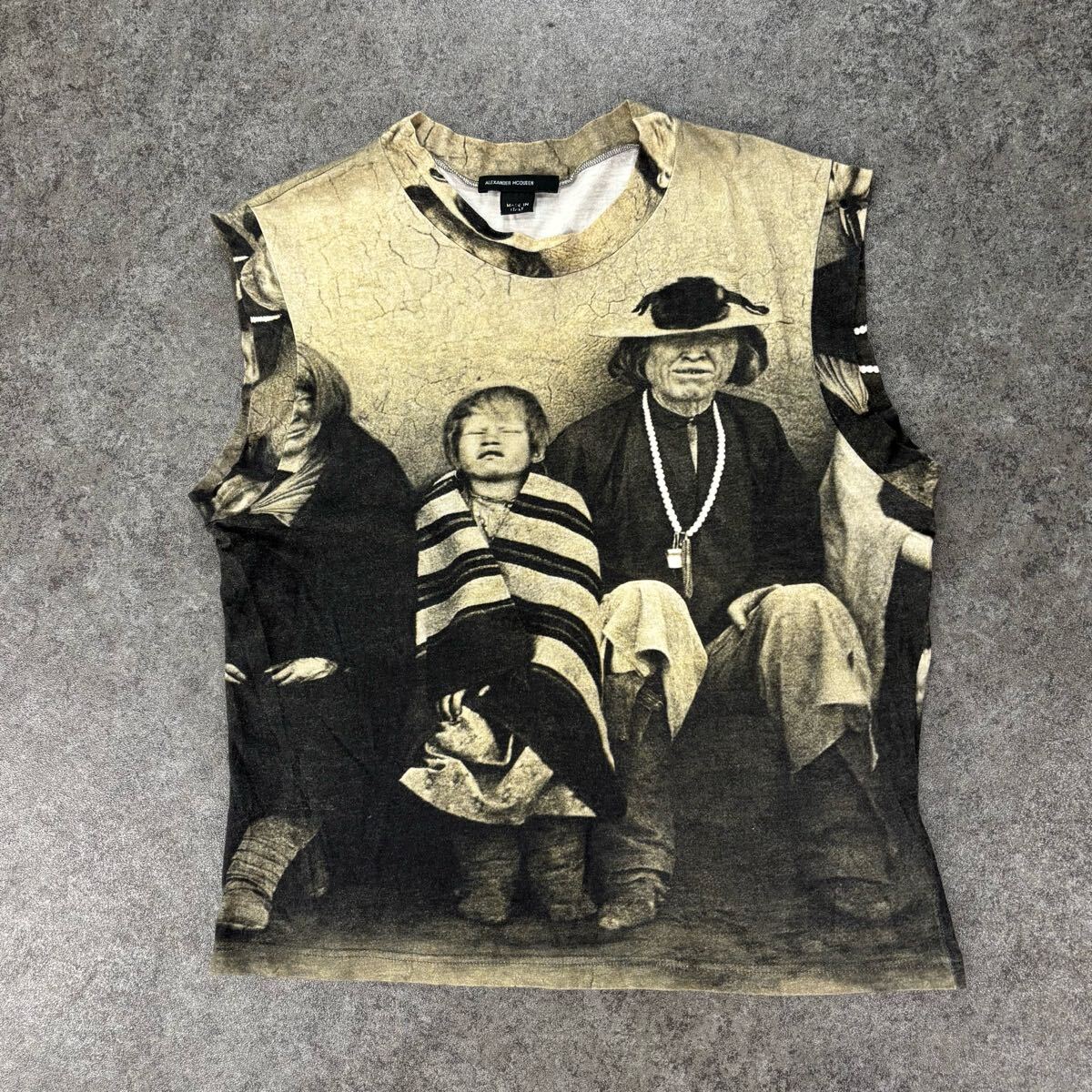 中古】YOSHIKI HYDE着 ☆Alexander McQueen スカル 柄 シルク