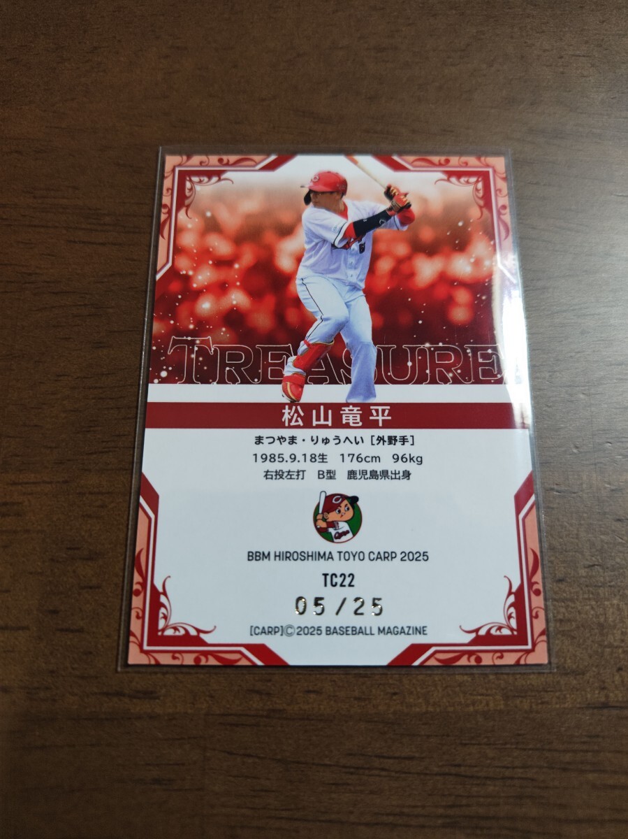 松山竜平選手実使用バット レア 希少 広島東洋カープ 松山竜平 選手 実使用 直筆サイン入り