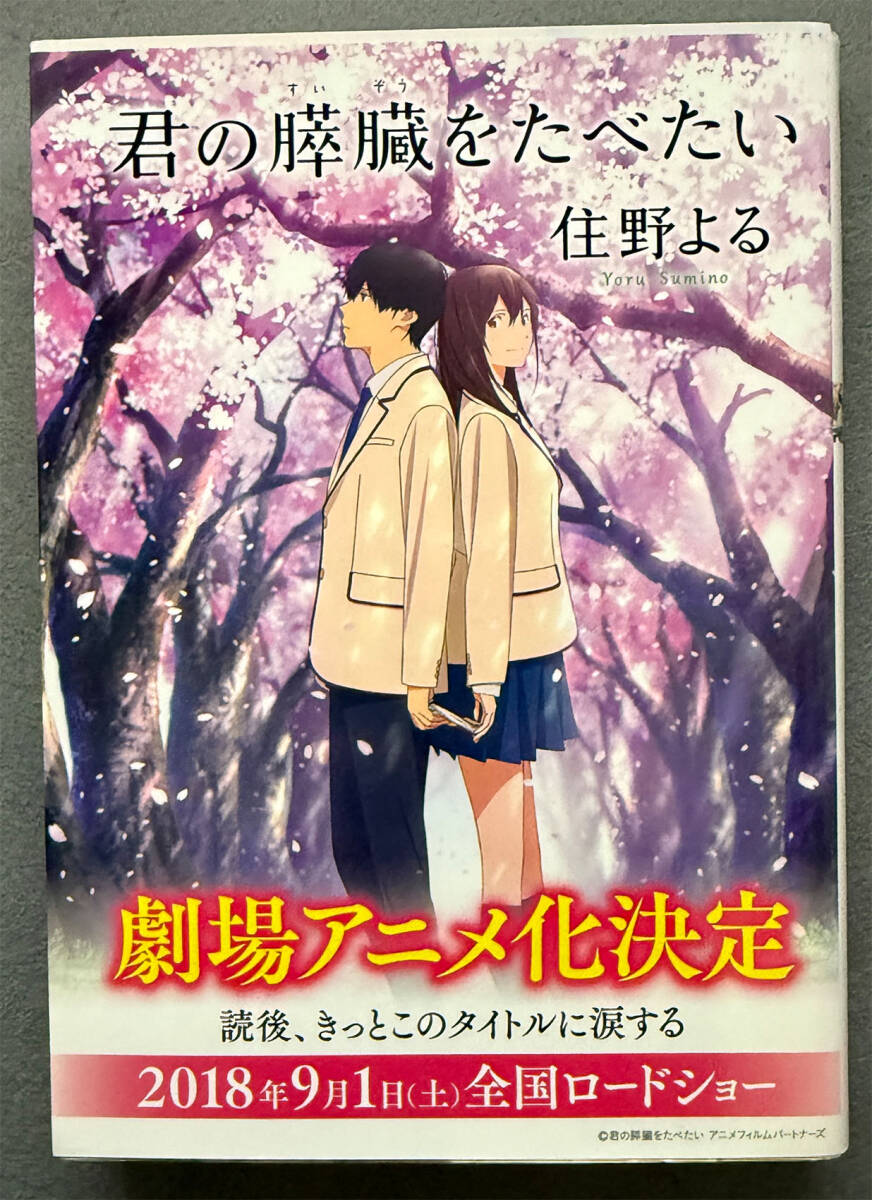 3854 劇場アニメ 君の膵臓をたべたい 　Ａ−４クリアファイル キミスイ 3854 劇場アニメ 君の膵臓をたべたい A−4クリアファイル