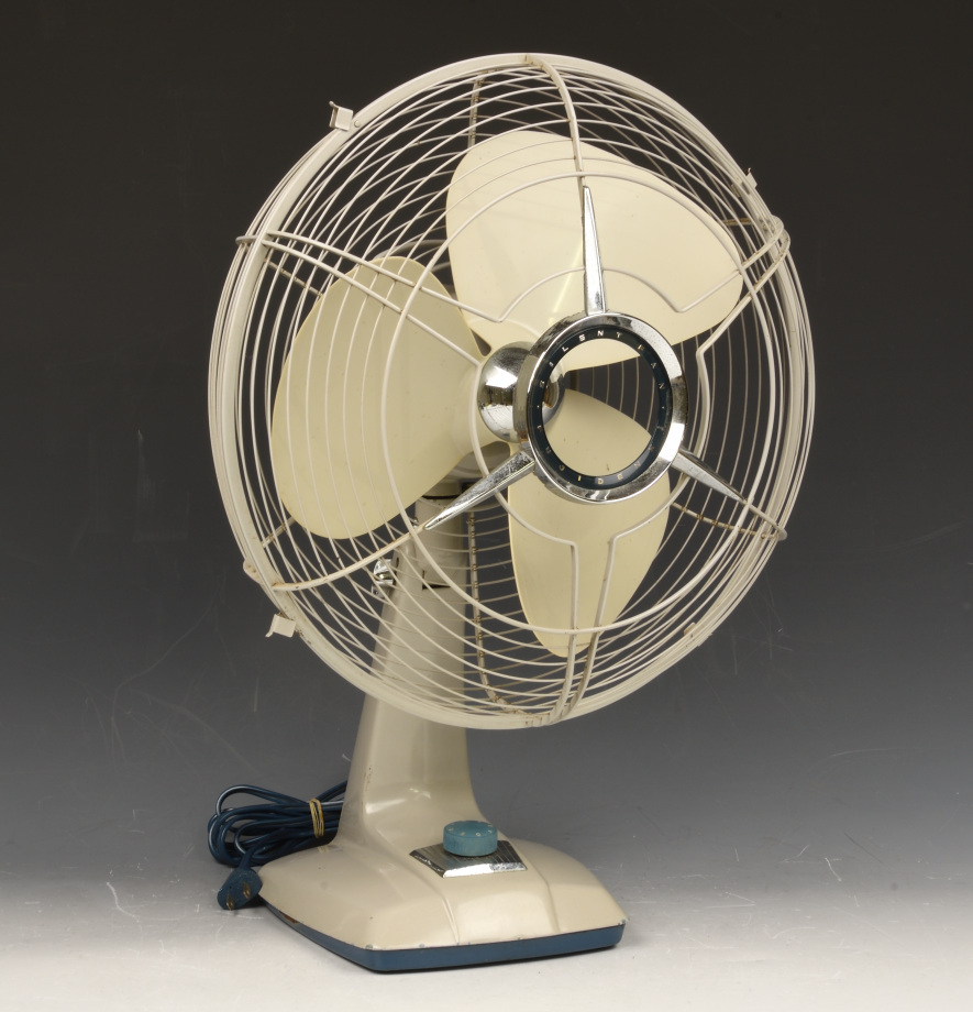 SILENT FAN FUJI DENKI 富士電機 扇風機 3枚羽 昭和レトロ 動作品 富士電機