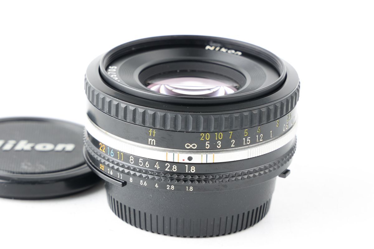 Nikon Ais Ai-S Nikkor 50mm F/1.8 – Objectif Pancake Manuel – Monture F – Occasion