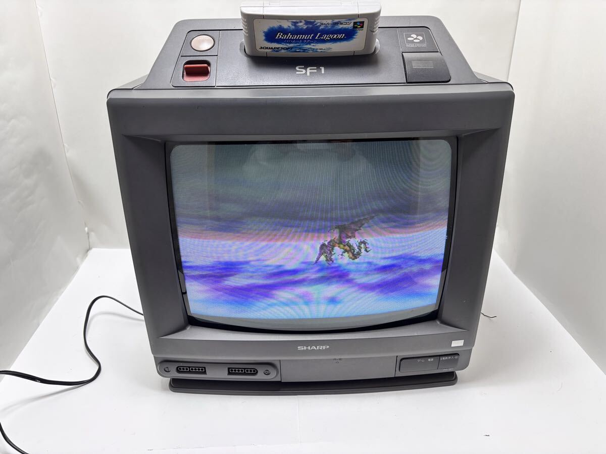 シャープ　ブラウン管　テレビデオ SHARP - シャープ テレビデオ14型VHS ブラウン管テレビの通販 by