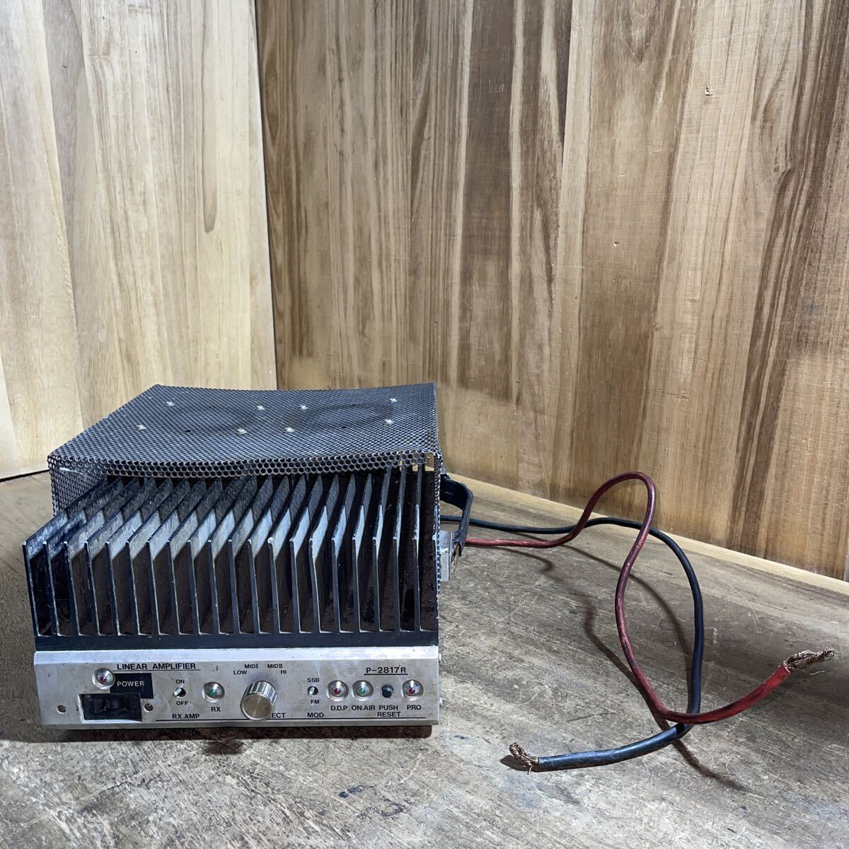 カルメン リニアアンプ P-2817R CB無線 LINEAR AMPLIFIER 通電確認済み