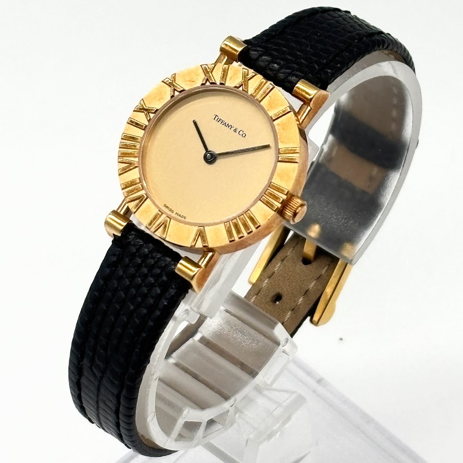 傷や汚れあり】【AR-13】18K Tiffany ティファニー アトラス L0630 750 