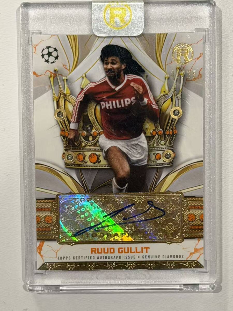 新品】ルート・フリット ACミラン 直筆サインフォト/写真 サッカー