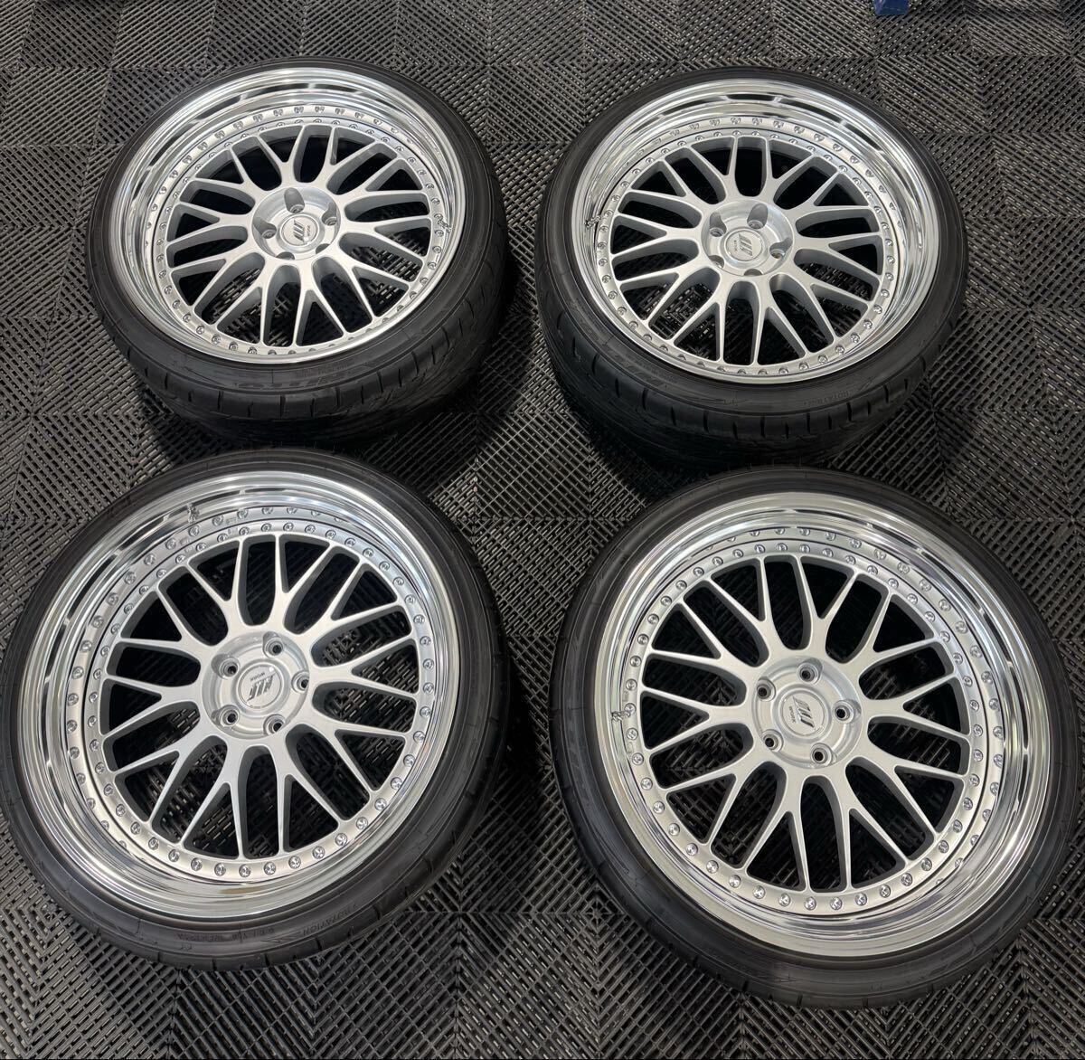 WORK ZISTANCE W5S 19インチ PCD100 8.5J +42 HIFLY HF805 225/35R19