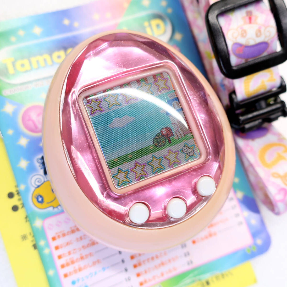 新品】【未開封】たまごっちプラス☆バンダイ☆2005年物☆青☆育成
