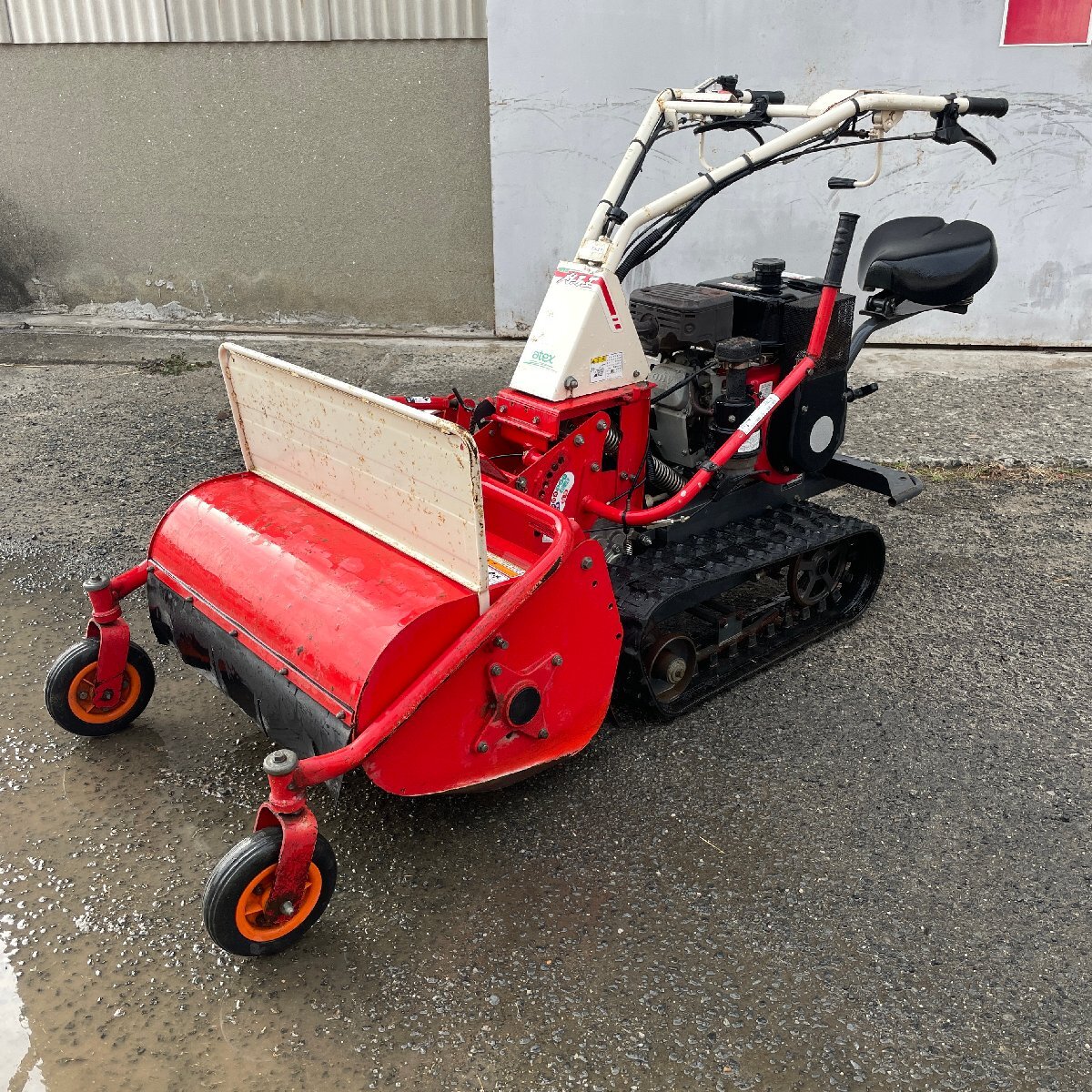長野 シバウラ ハンマーナイフモア FE750 8馬力 自走式 草刈機 草刈り 