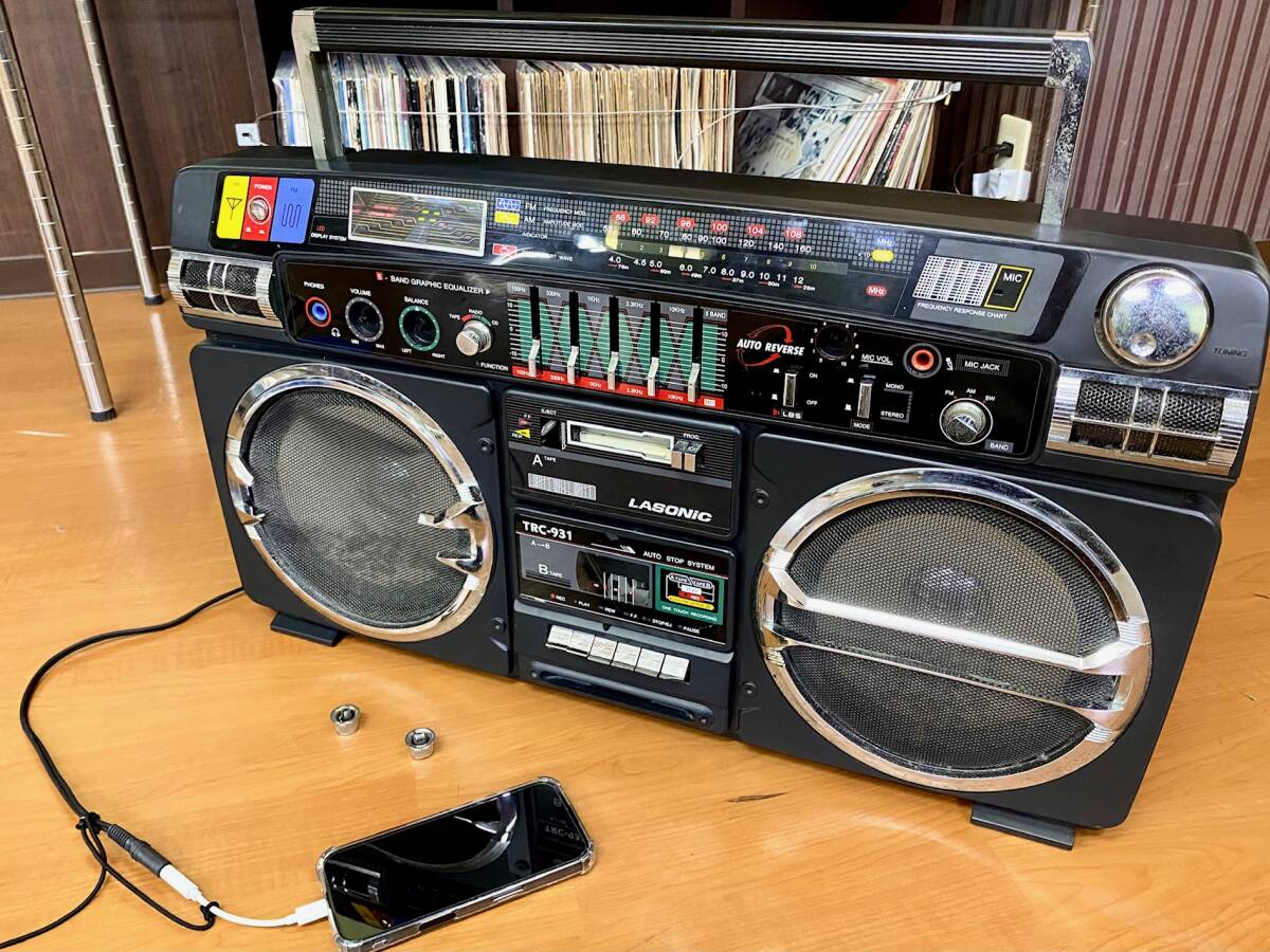 LASONiC TRC-931 ラジカセ HIPHOP 80年代 90年代 ジャンクの落札情報