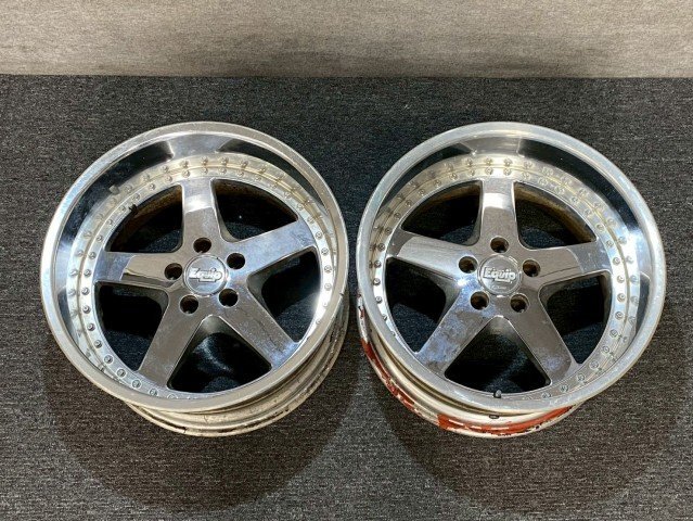 中古】希少 WORK エクイップ 18インチ 10Jマイナス3 12Jマイナス3
