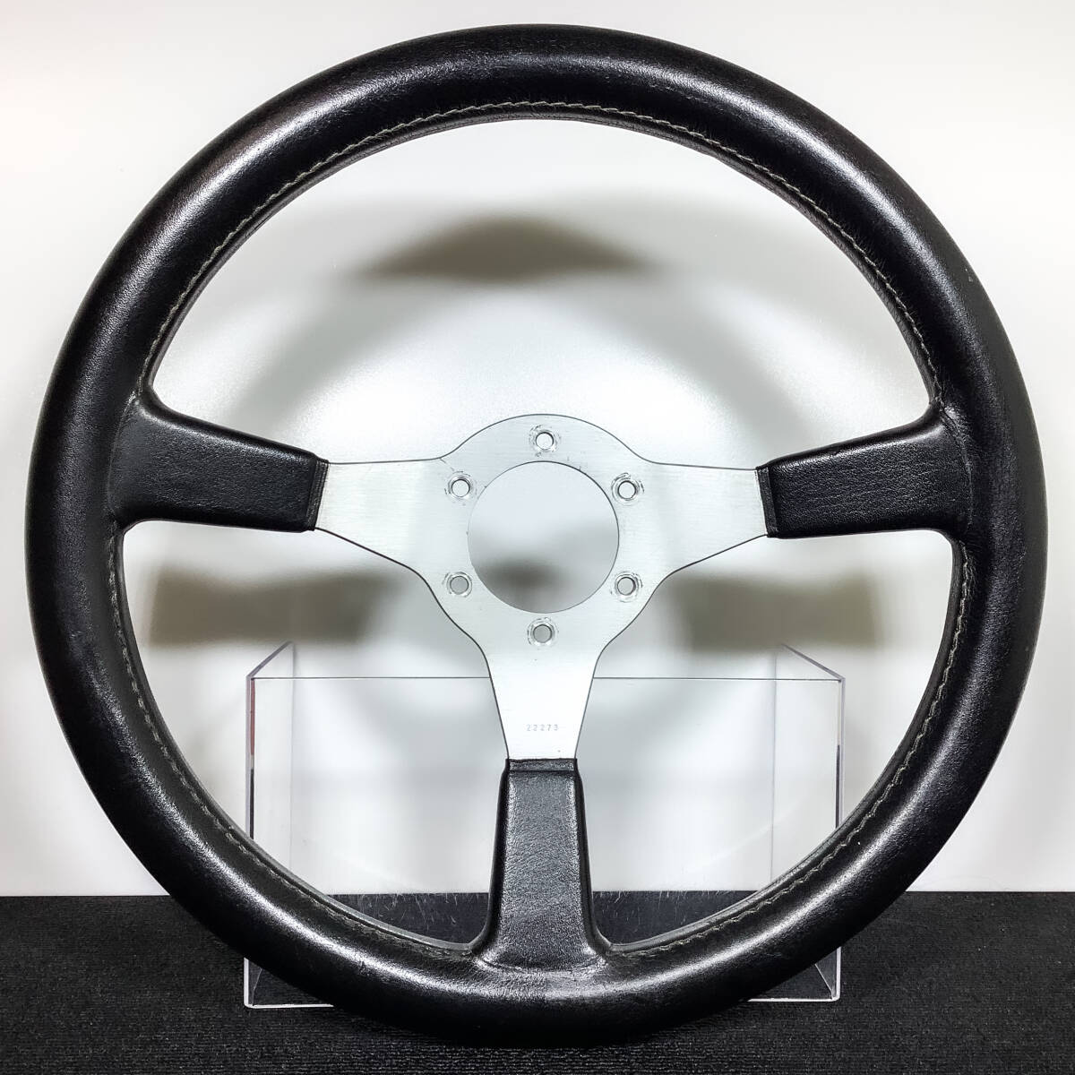 中古】希少!! ミケロッティ 小径 31パイ ウッド ステアリング