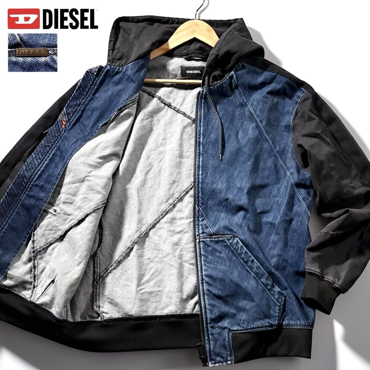 MAISON FLANEUR メゾンフラネウール 17SSパッチワークデニムジャケット 