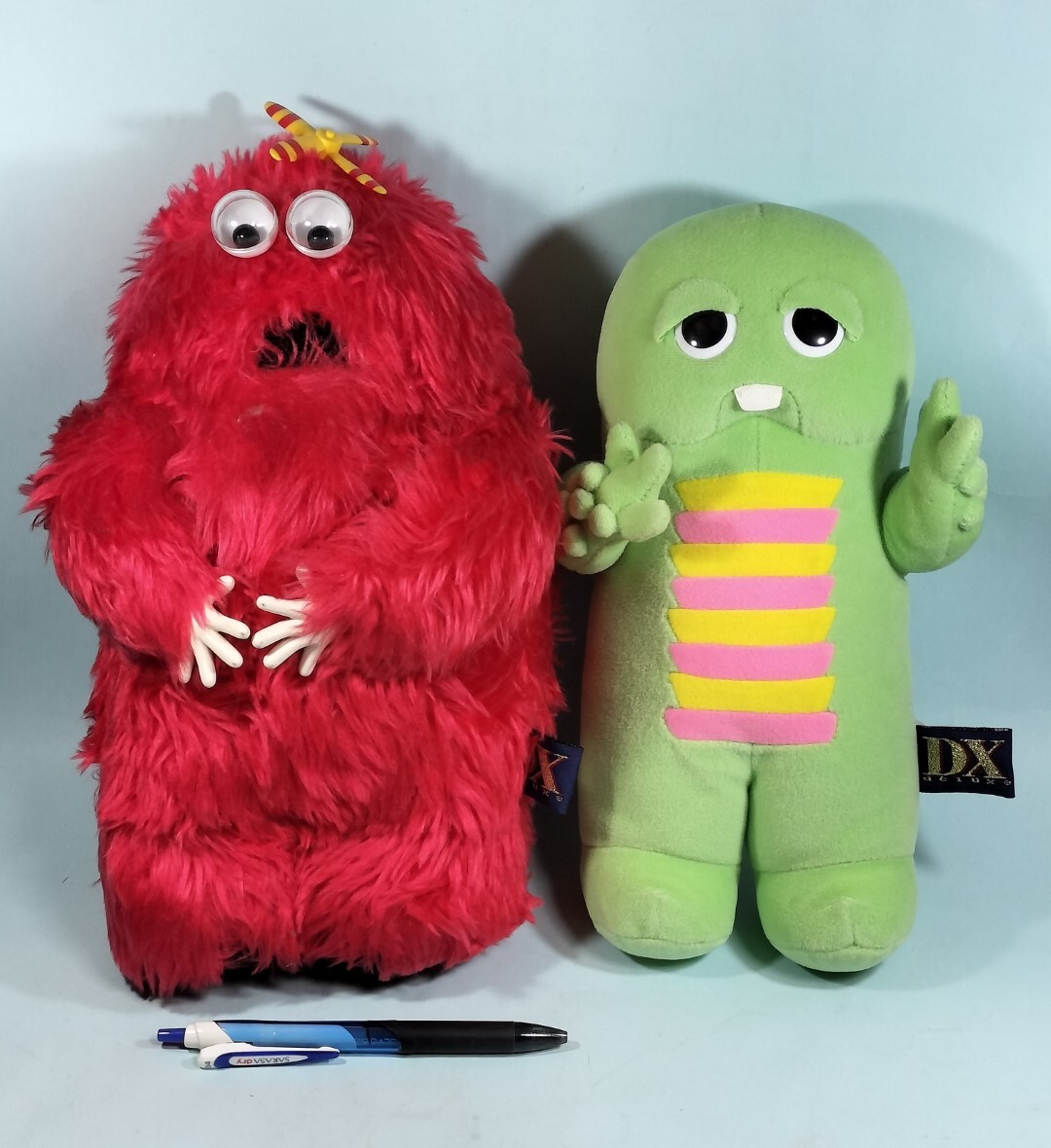 ひらけ！ポンキッキ ガチャピン・ムック ぬいぐるみ・マスコット 2体