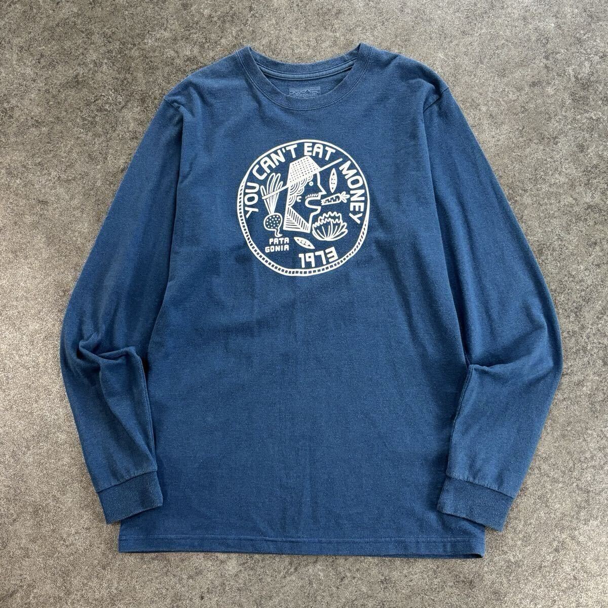 パタゴニア　ワールドトラウト　ロンT 大きめM world trout 中古】パタゴニア/Patagonia WORLD TROUT/ゆったりデザイン/Fish柄長袖
