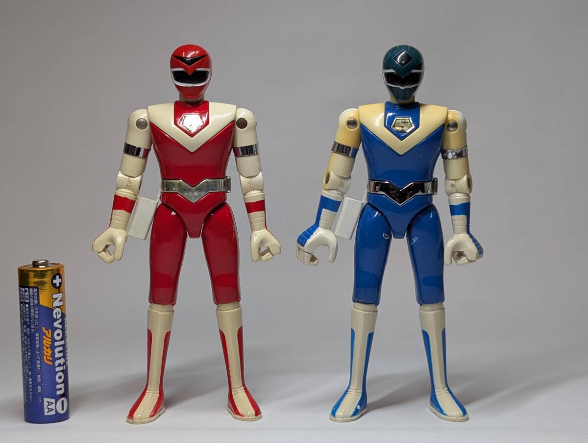 BANDAI 光戦隊マスクマン 1987年 DX超合金 グレートファイブ 中古使用 