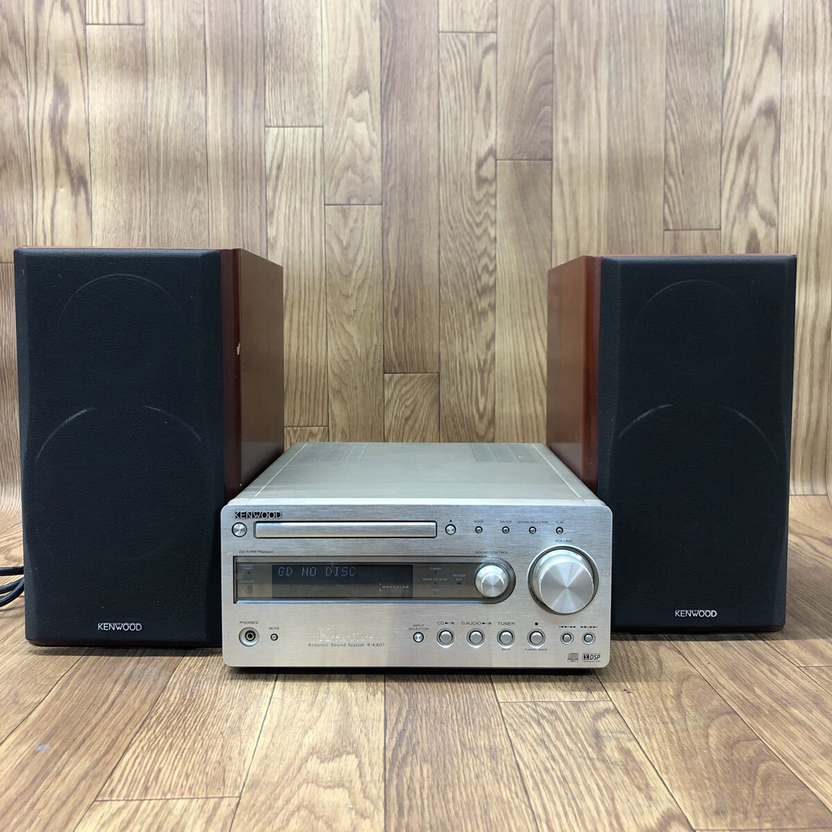K390・【通電品】 ケンウッド CD MD ミニコンポ RXD-M1MD コンパクト