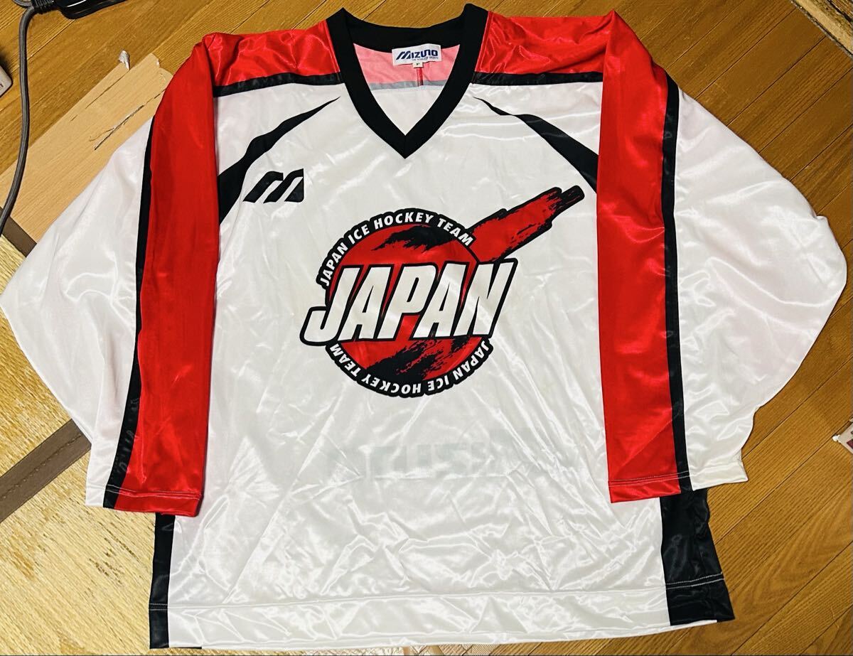 K【アイスホッケー】ナイキ JIF ユニフォーム サイズ52 日の丸の 