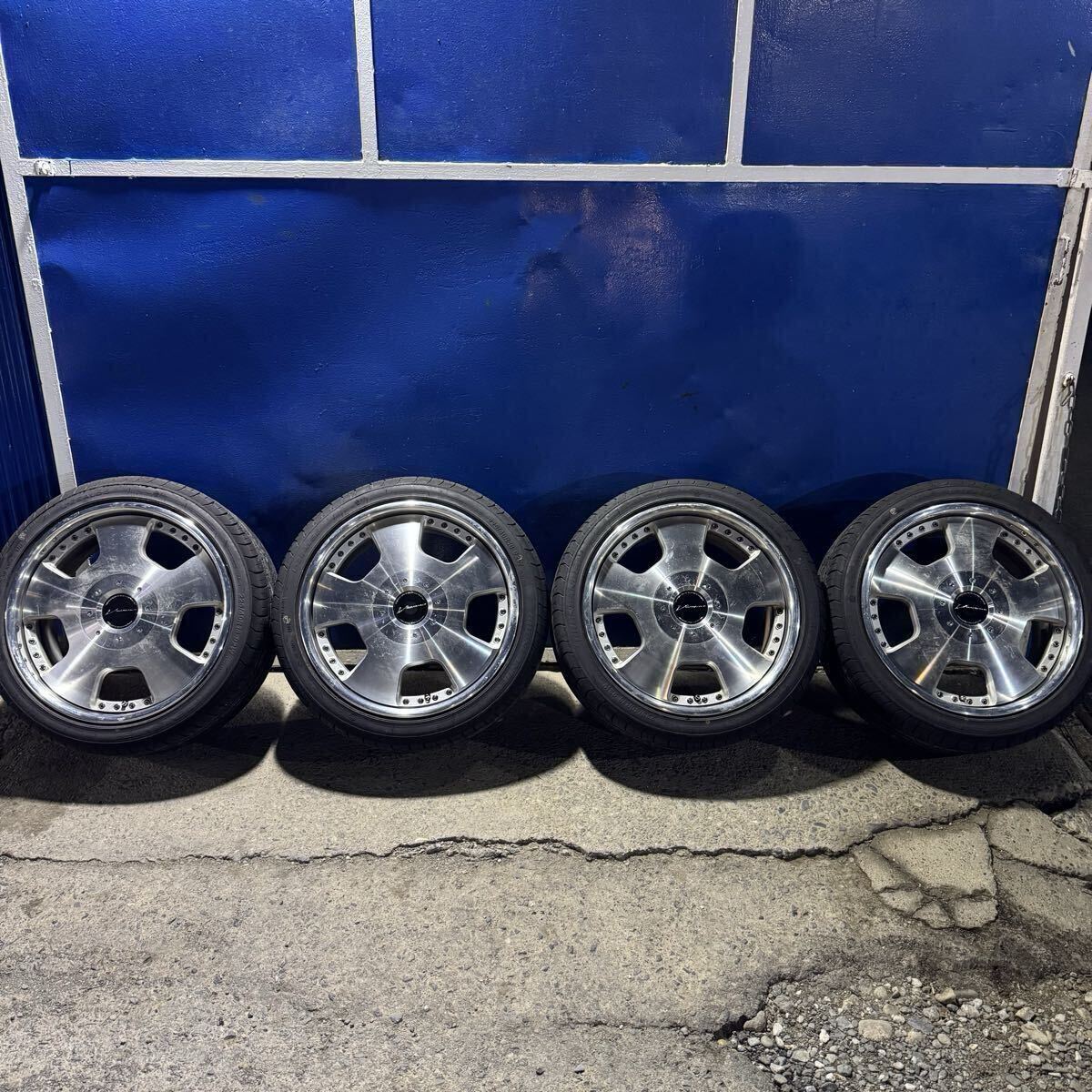 中古】ジャンク品 リム深 SSR ヴィエナディッシュ 6.5J-15 +38 4H-100