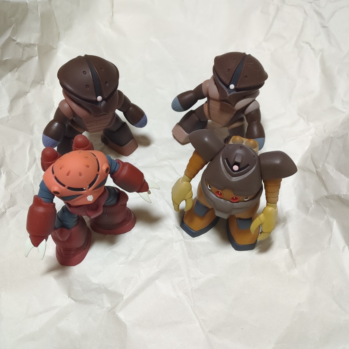 ソフビスーツ ガンダム ジャブロー強襲セット ソフヴィ シャア専用 