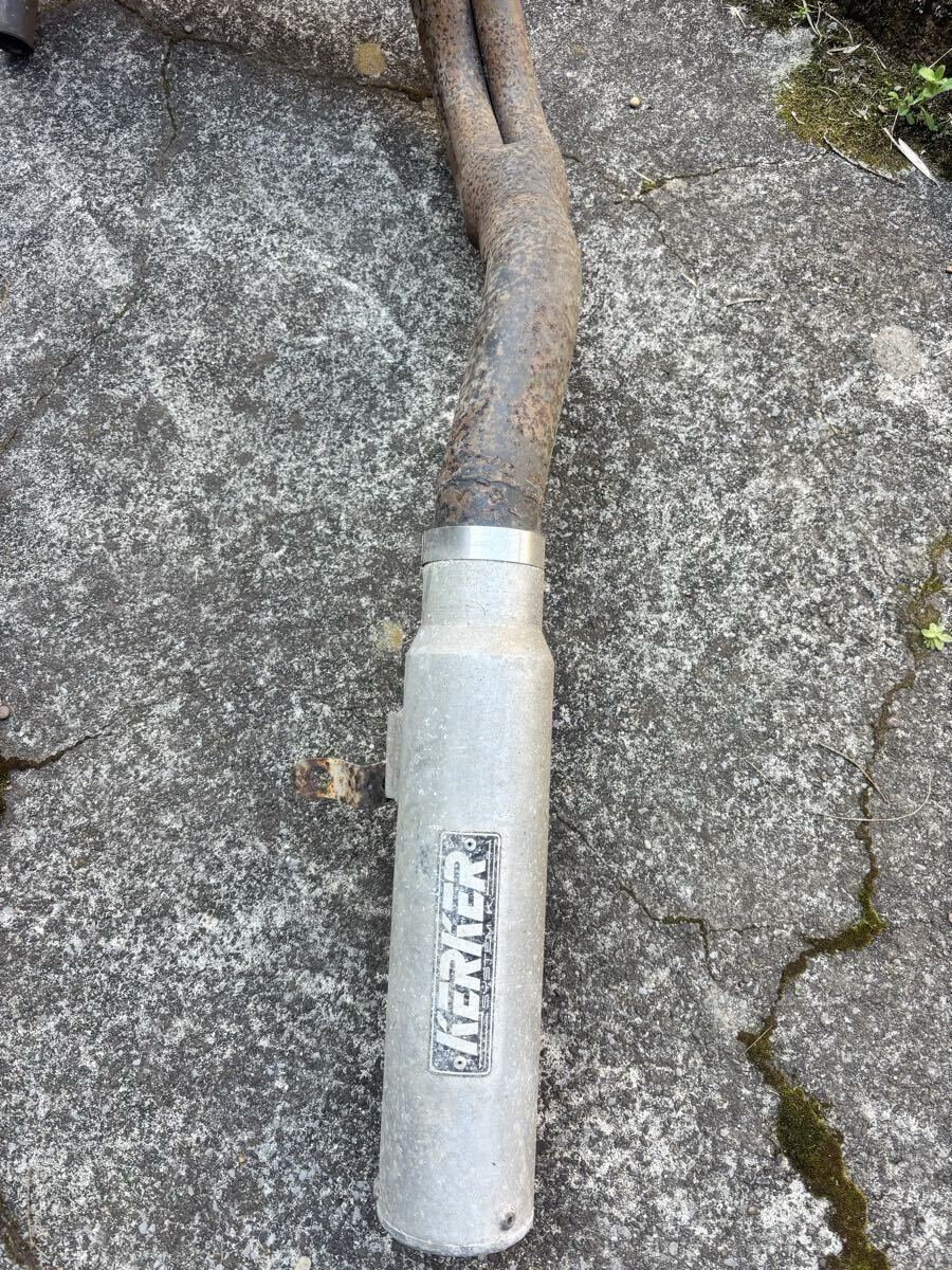 カワサキ Z系 旧KERKER メガホンマフラー カーカー 当時物 Z1 Z2