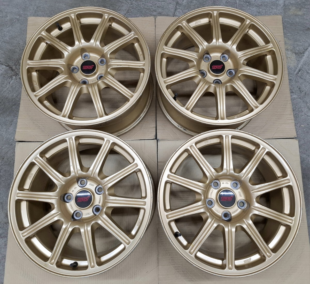 スバル SUBARU WRX STI VAB 前期 タイプS typeS 純正 ホイール BBS 