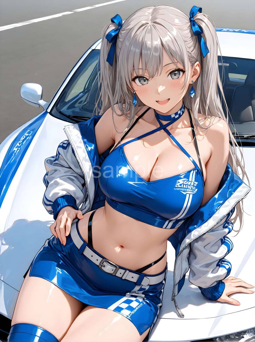 未使用】A4 ポスター AI美女 AIイラスト 光沢紙 高品質 かわいい AI