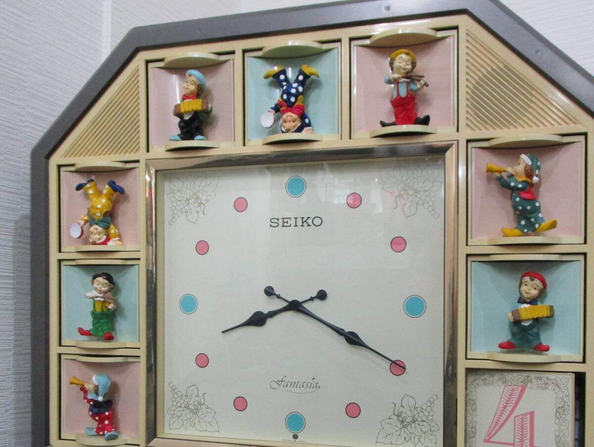 中古】【からくり時計】☆SEIKO/セイコー☆掛時計 FANTASIA RE546S
