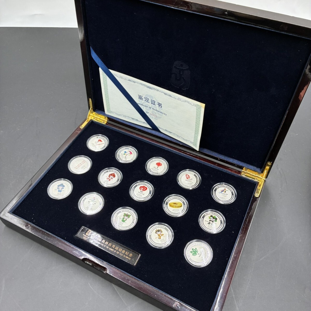 新品】【レア】2008北京オリンピック木製マスコット5体セット 福娃