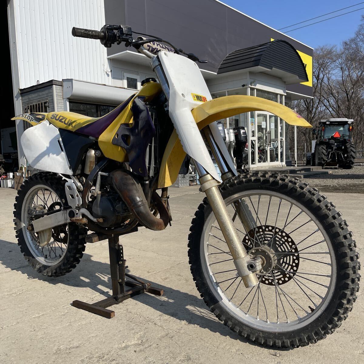 SUZUKI スズキ RM80 空冷 ビンテージモトクロス 部品取り EPO エポの